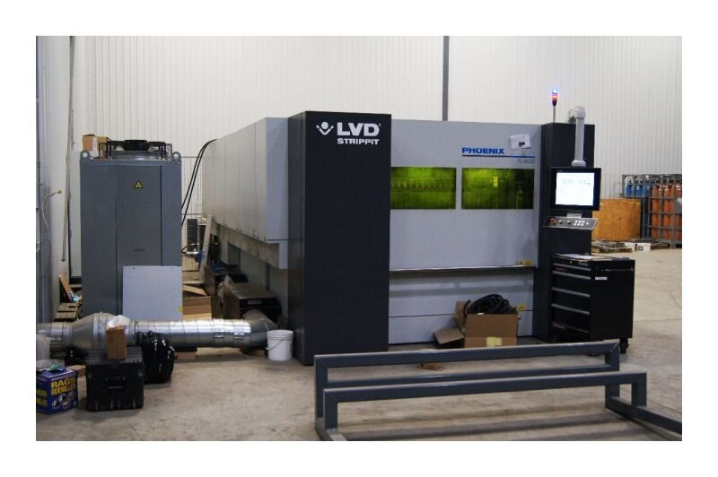 CNC laser cutting machine for grain system components